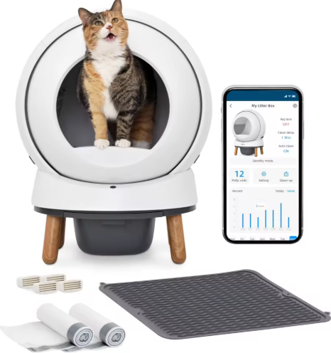Smart Cat Litter Box - Cleaning