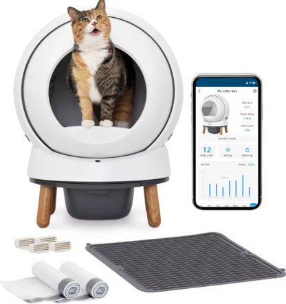 Smart Cat Litter Box - Cleaning